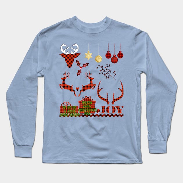 Horny  Many Christmas Long Sleeve T-Shirt by smashing_cool